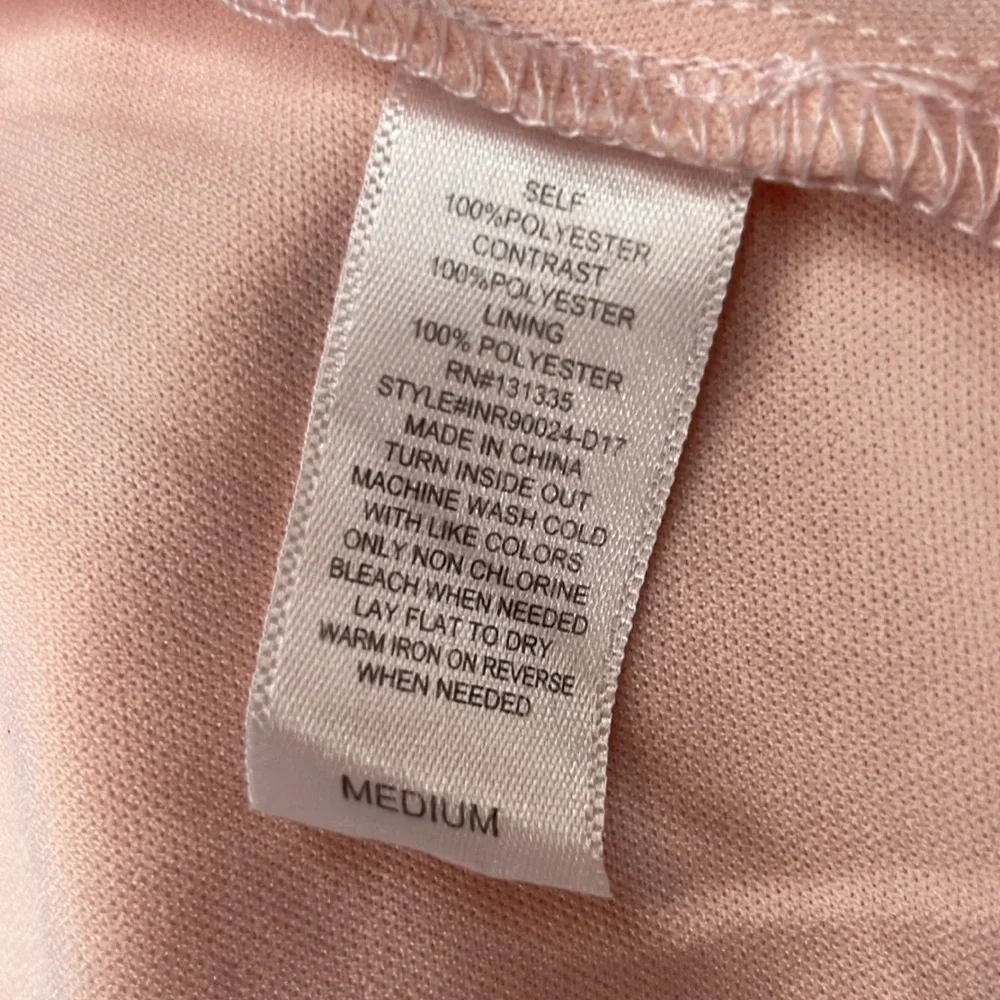 Nordstrom Baby Pink Blush Sequin Dress -‎ Size Medium - Picture 5 of 5